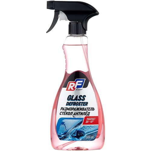 Очиститель для автостёкол RUSEFF Антилёд, 0.5 л