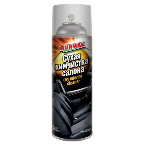 Сухая химчистка салона RunWay, аэрозоль, 500 мл .