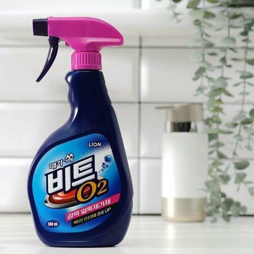 CJ Lion Пятновыводитель Beat O2, спрей, кислородный, 500 мл
