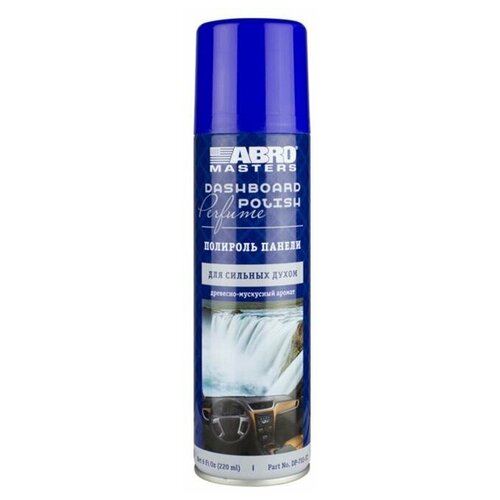 Полироль панели парфюмированный Abro Masters, Древесно-мускусный аромат, 190 мл 6963803 .