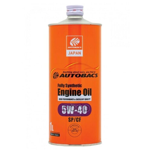 Масло моторное Autobacs 5/40 Fully Synthetic, синтетическое, Sp/cf, 1 л, A00032241 7984831 .