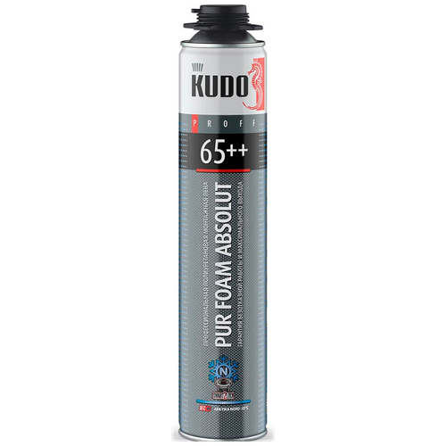 Пена монтажная Kudo Proff 65++ Arktika, профессиональная, зимняя, до -25с, 1000 мл Kudo 9299284 .