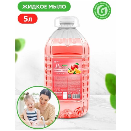 Жидкое мыло Milana Fresh Fruits, 5 л Grass 9574922 .