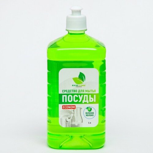 Средство для мытья посуды Vita "ECONOM зеленое яблоко", 1 л (140026)