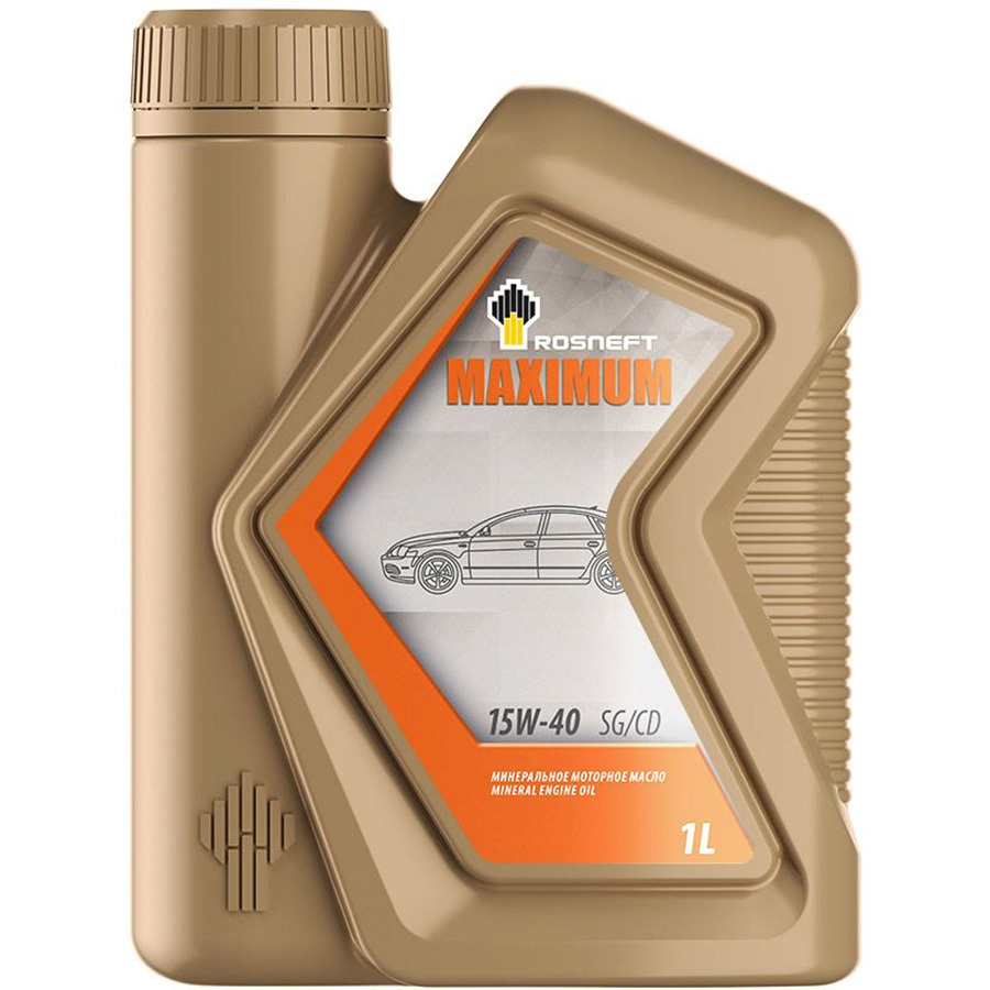 Моторное масло Rosneft Maximum 15W-40, 1 л