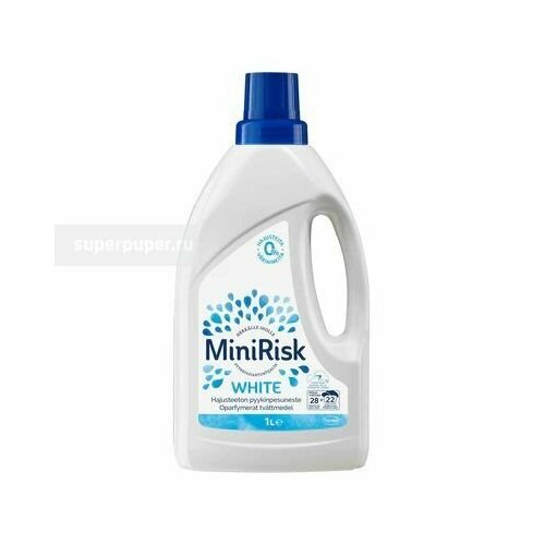 Гель для стирки белого белья Mini Risk 1 л (из Финляндии)