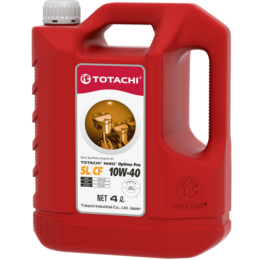Моторное масло Totachi NIRO Optima Pro Semi-Synthetic 10W-40, 4 л
