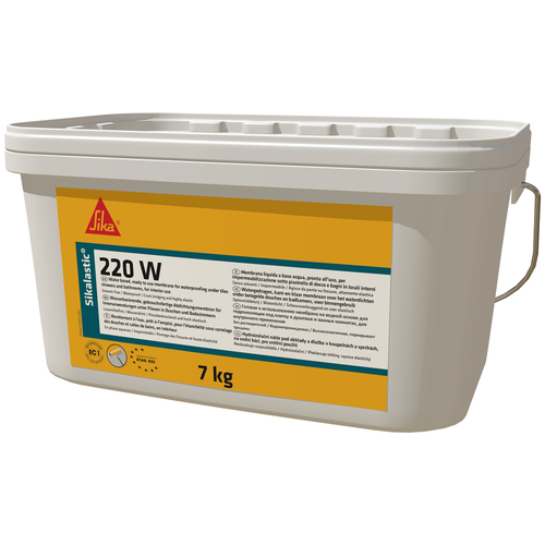 Жидкая гидроизоляция Sikalastic-022 W для ванных комнат и кухонь 7 кг