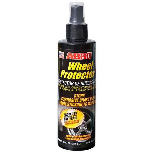 Защитное средство для дисков автомобиля ABRO Wheel Protector / Made in U. S. A. / Защита для колесных дисков спрей 237 мл. WP-237