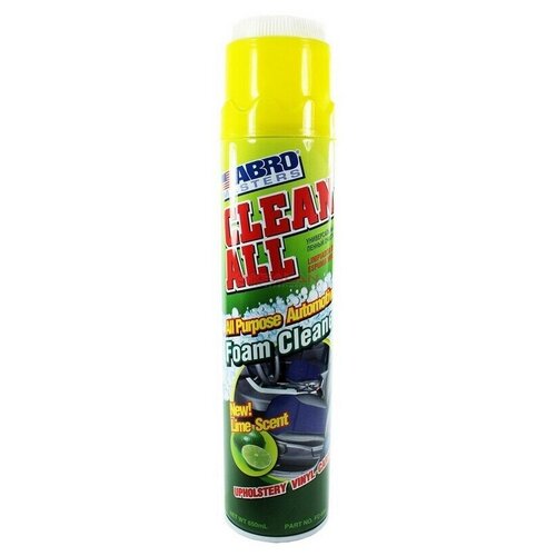 Очиститель ABRO универсальный пенный лайм 650мл