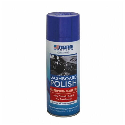 ABRO Полироль пластика Классический аромат ABRO MASTERS (400мл) (ABRO)