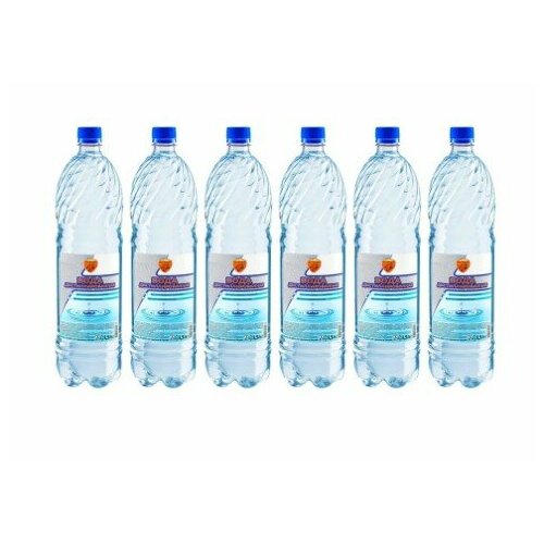 Дистиллированная вода .1,5л Eltrans комплект 6шт.