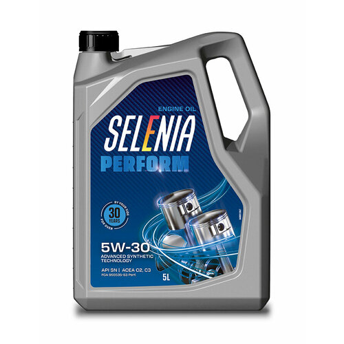 70653M12EU Моторное масло PETRONAS SELENIA PERFORM W.R синт. 5W30, 5л/4, ACEA C2, C3