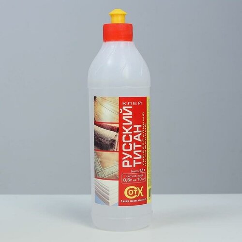 Клей универсальный полимерный русский титан 0,5 л ECOLUX - 1