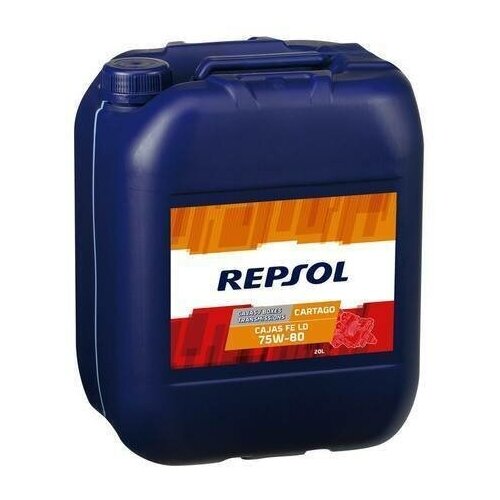 Масло трансмиссионное REPSOL CARTAGO CAJAS FE LD API GL-4 75W80 20л. Cинтетическое