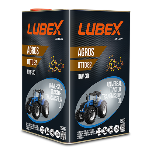 L020-0860-0020 LUBEX Минеральное трансмиссионное масло AGROS UTTO 82 10W-30 GL-4 (20л)
