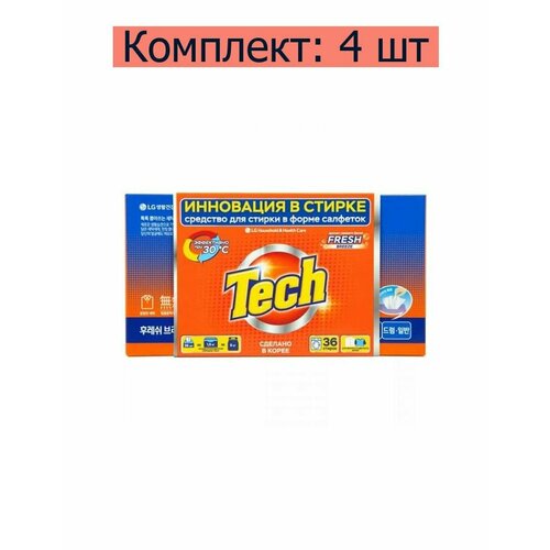 Fresh Breeze Средство для стирки в листахTech, 20 шт. в упаковке, 4 уп