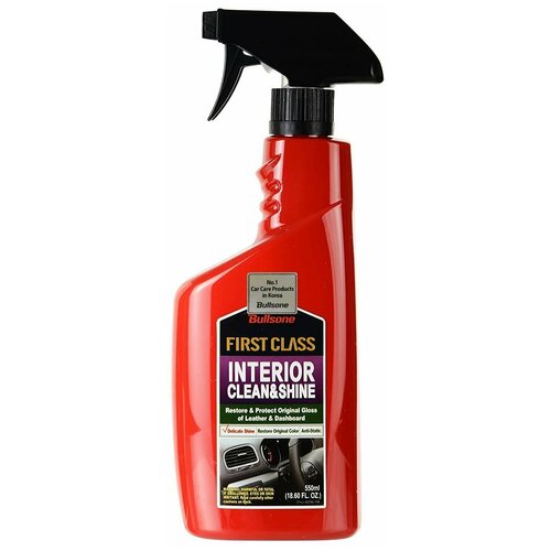 Полироль интерьера BULLSONE Interior Clean&Shine, глянцевый, 550 мл