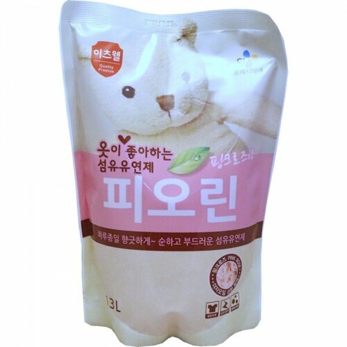 Cj fiorin fabric softener кондиционер для белья, для деликатных тканей, мягкая упаковка, 1300 мл