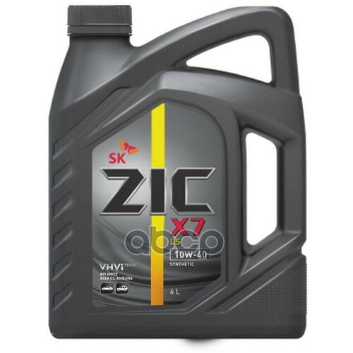 Zic Масло Моторное Zic X7 Ls 10W40 Синтетическое 6 Л