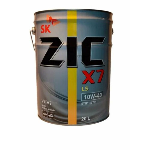 Zic Масло Моторное Zic X7 Ls 10w-40 Синтетическое 20 Л 192620