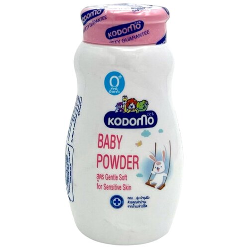 LION Присыпка детская для новорожденных нежная / Кодомо 50гр / Kodomo baby powder gentle soft 0+ / Таиланд