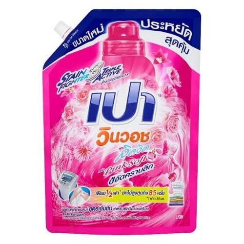 Гель для стирки LION PAO WIN WASH Pink Soft Смягчающий, 850 мл