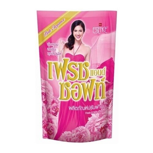 LION Кондиционер для белья Essence Fresh & Soft Pink Elegance, 0.6 л