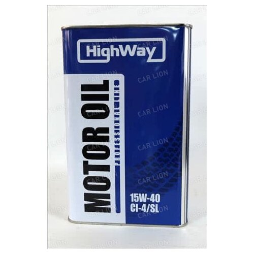 HighWay Масло моторное CI-4/SL 15W40 минеральное 4л