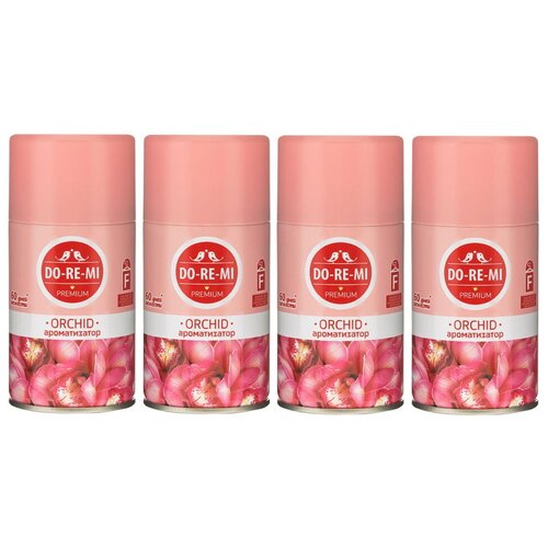 Освежитель воздуха Цветочное настроение (Орхидея) Do-re-mi Premium 250 мл - 4 штуки