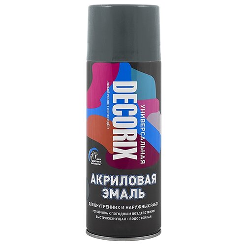 25 Эмаль Аэрозоль Decorix 520МЛ Кремовый (12) .