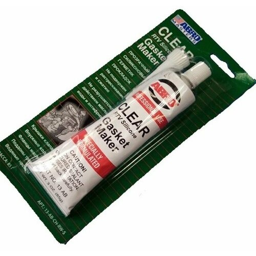 Герметик силиконовый прозрачный 85 гр. ABRO 13ABCHR